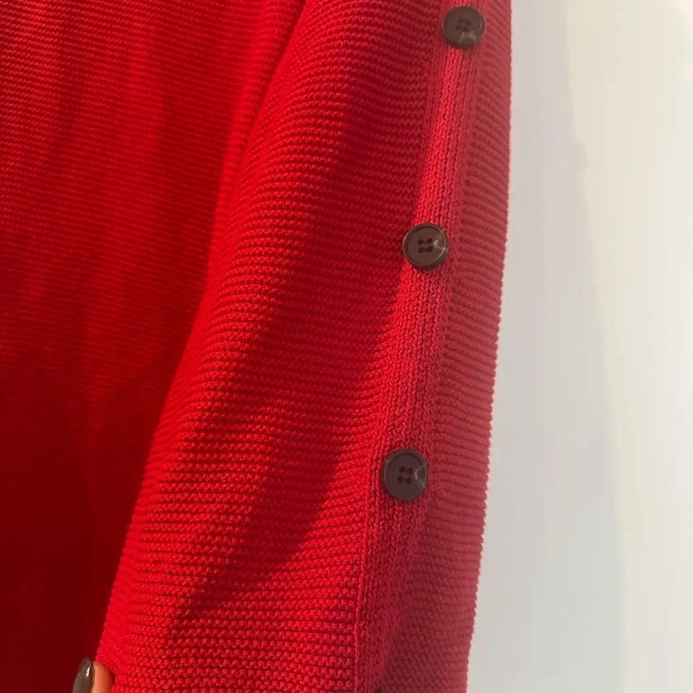 Liz Claiborne Red Crew Neck Sweater